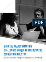5 Digital Transformation Challenge Unique To Consulting PDF