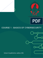COURSE 1 Basics of Cybersecurity