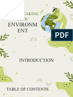 IELTS Speaking - Topic - Environment