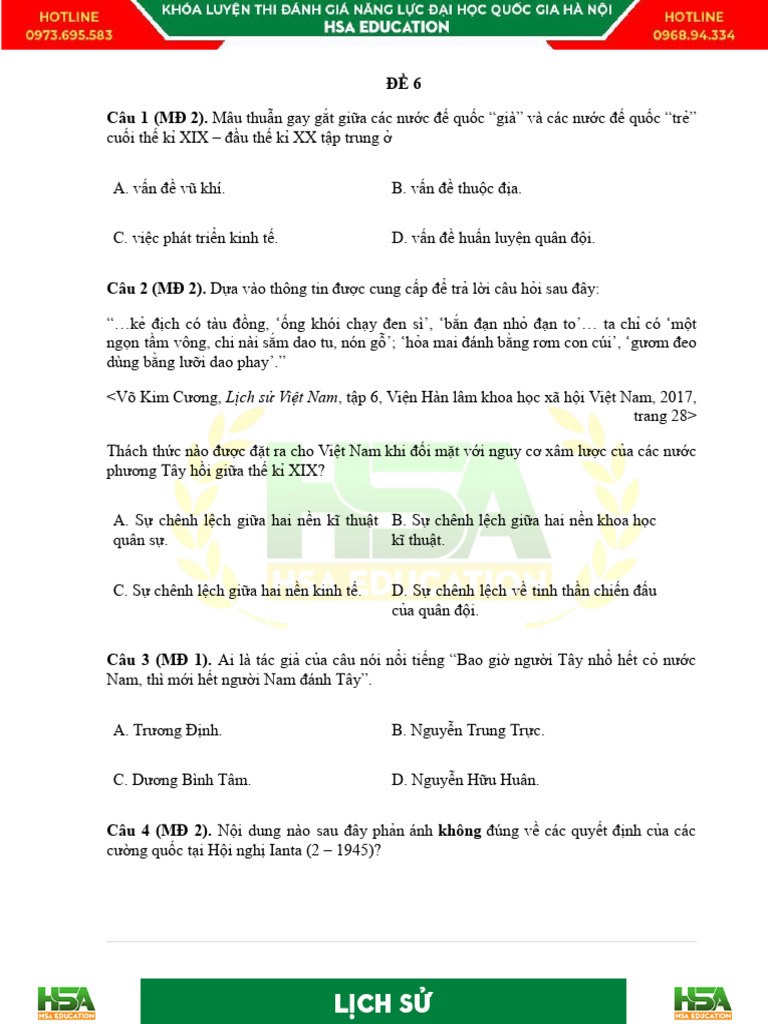 HSA. S. Luyn Bui 6 | PDF