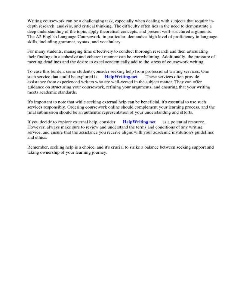 A2 english language coursework introduction pdf english language