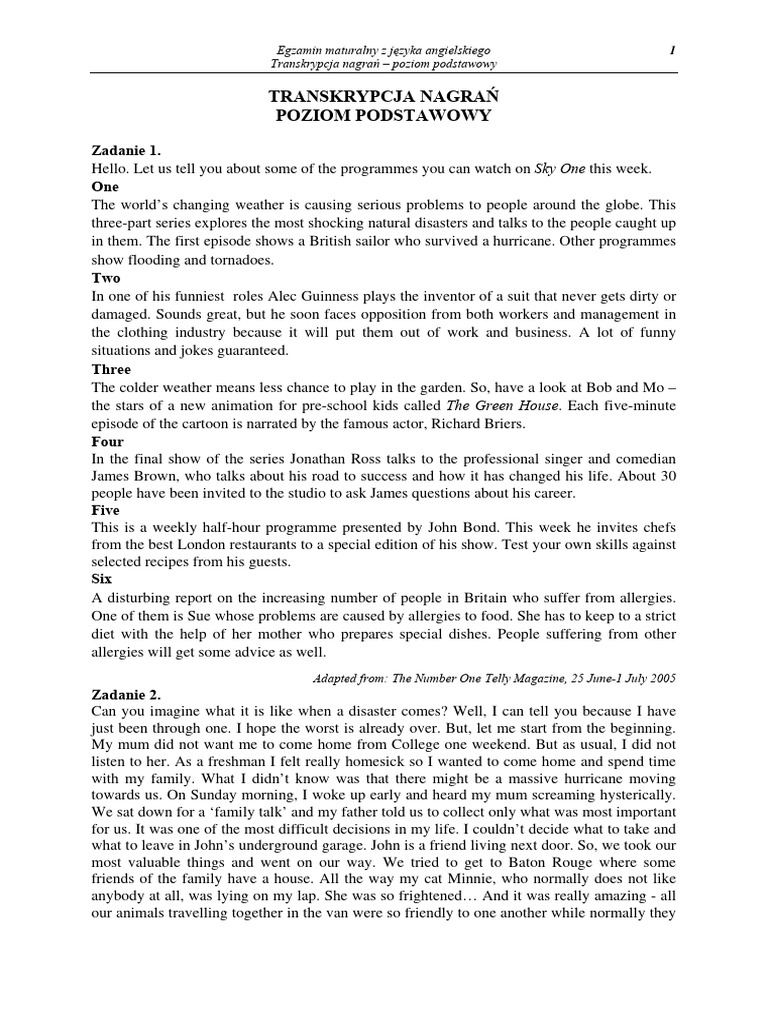 Ang Stand Transkrypcja PP | PDF | Foreign Language Studies