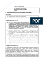 5º Planejamento Mensal Do Primeiro Ano Do Ensino Médio