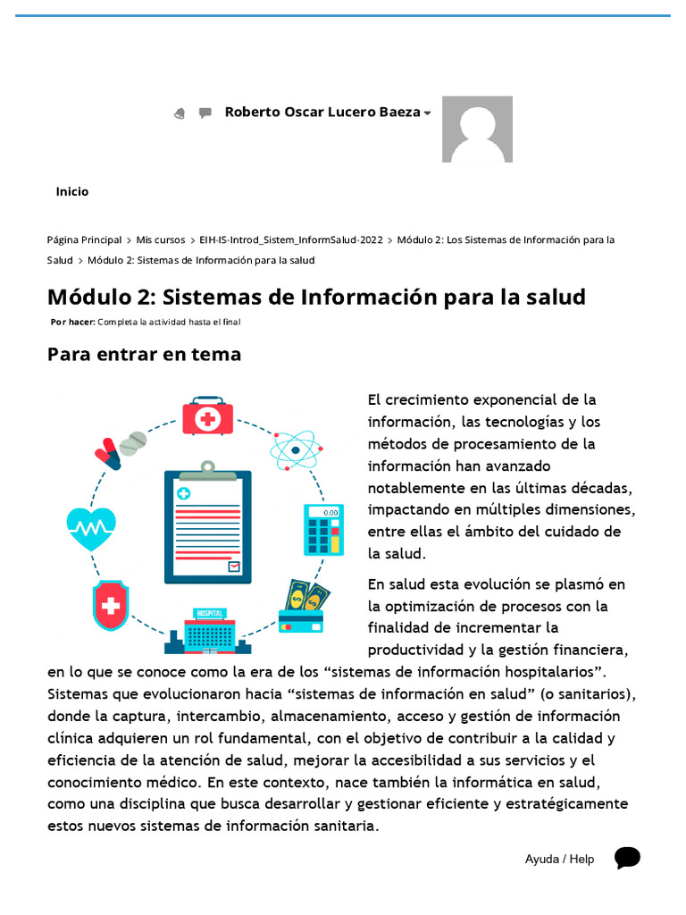 Introducción a Sistemas de Información en Salud | PDF | Sistema de ...
