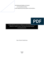 Letramentos Queer Na Formação de Professorxs de Línguas: Complicando e Subvertendo Identidades No Fazer Docente