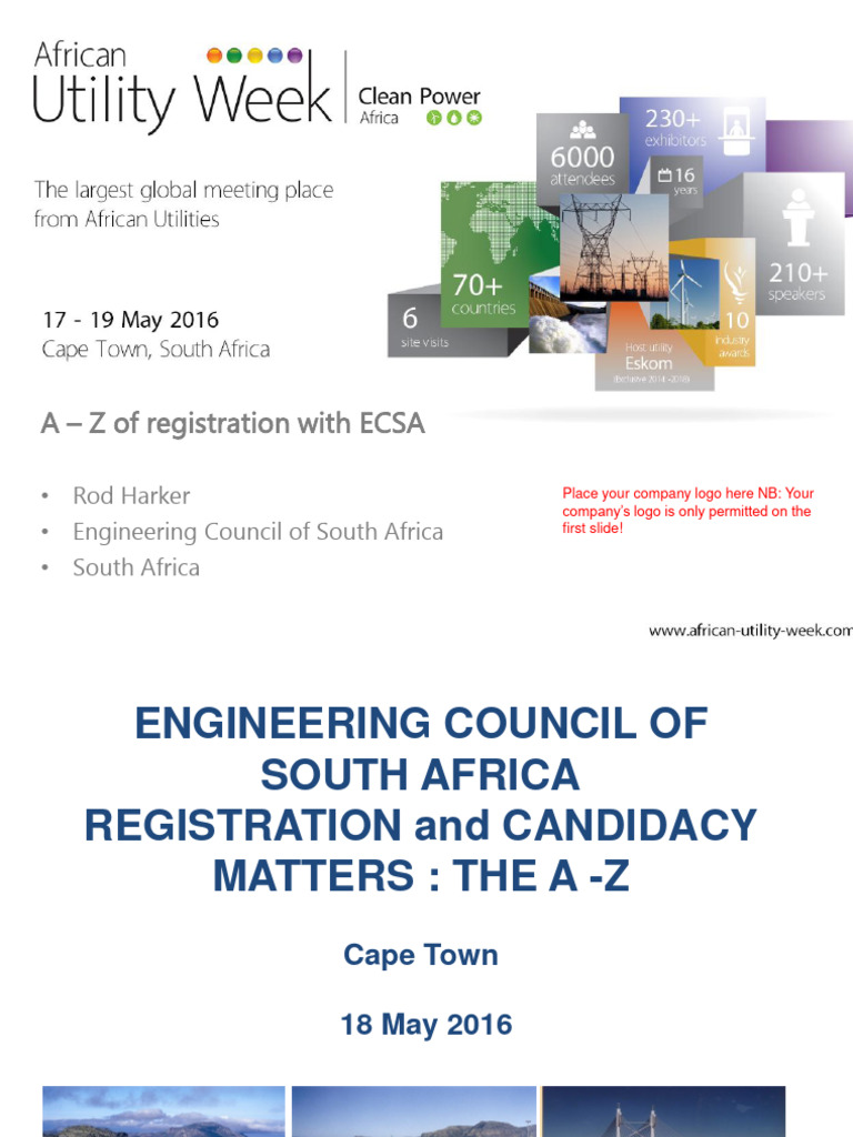 ECSA Registration Guide A-Z | PDF | Engineering | Engineer