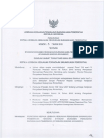 Peraturan Kepala LKPP Tentang Standar Dokumen Pengadaan BarangJasa Pemerintah (Standard Bidding Document)