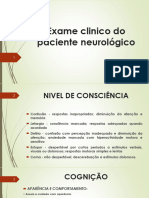 Exame Clinico Paciente Neuro PT 1 e Pt2 Sad II Sem Video