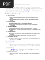 How To Write Up Coursework