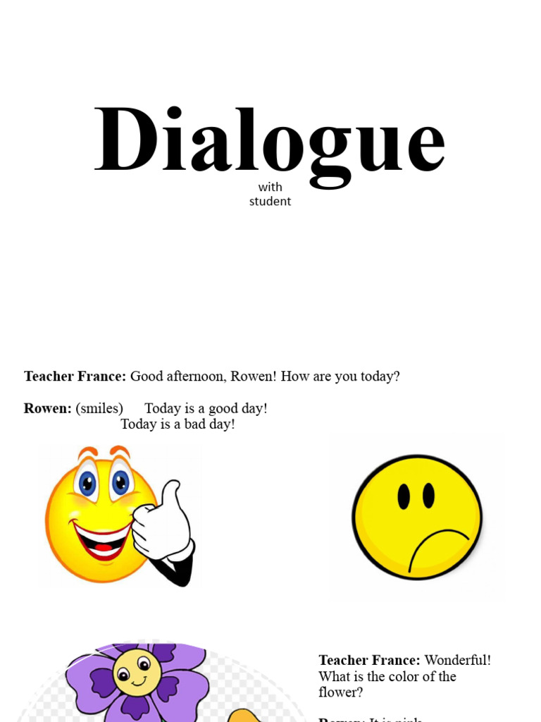 Dialogue With Students | PDF | Language Arts & Discipline