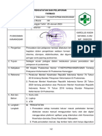 Sop Pencatatan Dan Pelaporan