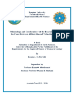 Mineralogy and Geochemistry of The Beach Sands Along The Coast Between Al Kuwifia and Tolmeita, NE Libya.