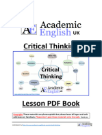 Critical Thinking Lesson Book EXAMPLE AEUK