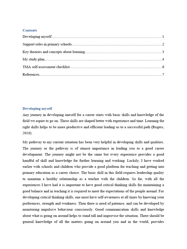 Skills for Primary Education Success | PDF | Learning | Cognition