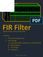 Digital Design of FIR LPF Filter