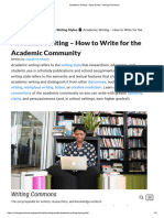 Academic Writing - Style Guide - Writing Commons