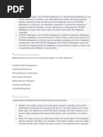 Group Application-Related Data Together in Single Tablespace