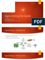 Agro-Mining For Gold