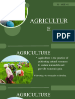 AGRICULTURE