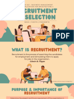 Group 4 - Recruitment and Selection