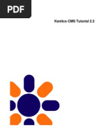 Download Kenticocms Tutorial by api-3816540 SN7088941 doc pdf
