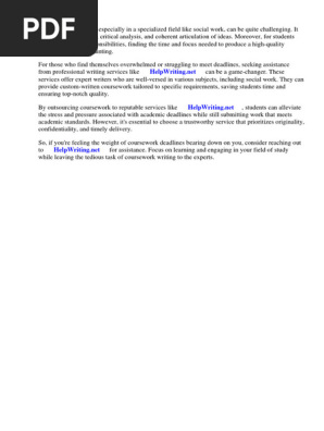 Social Work Course Lancaster