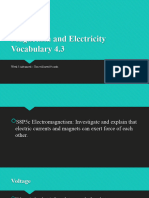 Magnetism and Electricity Voc 4.3 Advanced