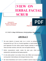 Review On Polyherbal Facial Scrub