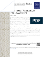 Visiting Research Fellowships Poster 2024