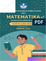 RPP Matematika Untuk Penilaian Kinerja - Ridwan - 2