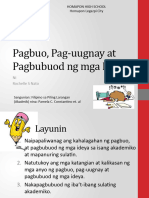 Pagbuo, Pag-Uugnay at Pagbubuod NG Mga Ideya: Homapon High School Homapon Legazpi City