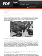 A Farsa Na Guerra Do Rj