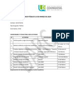 Cronograma de Grado Publico - 15 de Marzo de 2024