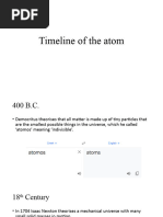 Timeline of The Atom