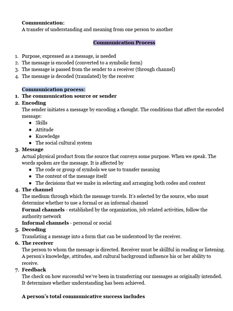 Communication | PDF | Communication | Code