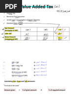 AAT Level 3 Tax Processes Reference | PDF | Value Added Tax | Invoice