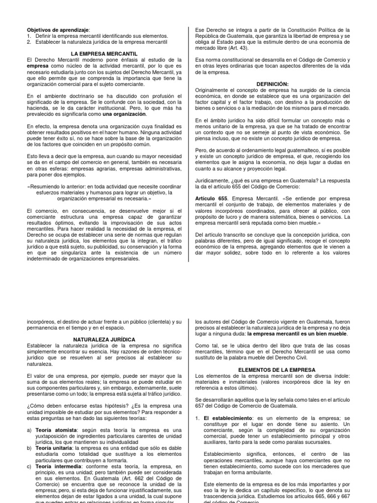 Lectura 4 empresa mercantil pdf