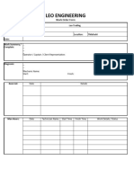 Leo Work Schedule