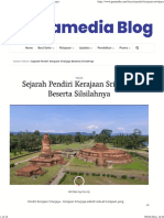 Sejarah Pendiri Kerajaan Sriwijaya Beserta Silsilahnya (Gramedia)