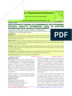 Journal: of Pharmaceutical Research