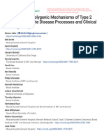 Los Mecanismos Poligénicos de Ascendencia Múltiple de La Diabetes Tipo 2 Aclaran Los Procesos Patológicos y La Heterogeneidad Clínica