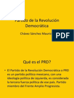 PRD Historia Ideología Gobiernos