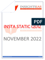 INSTA November 2022 Static Quiz Compilation