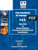 Les Plan Communaux de Sauvegarde (PCS)