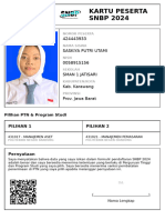Kartu Peserta SNBP 2024: 424443933 Saskiya Putri Utami 0058915156 Sman 1 Jatisari Kab. Karawang Prov. Jawa Barat