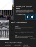 Introducción Al Templo de Agripa: by Camila Berenice Calvillo