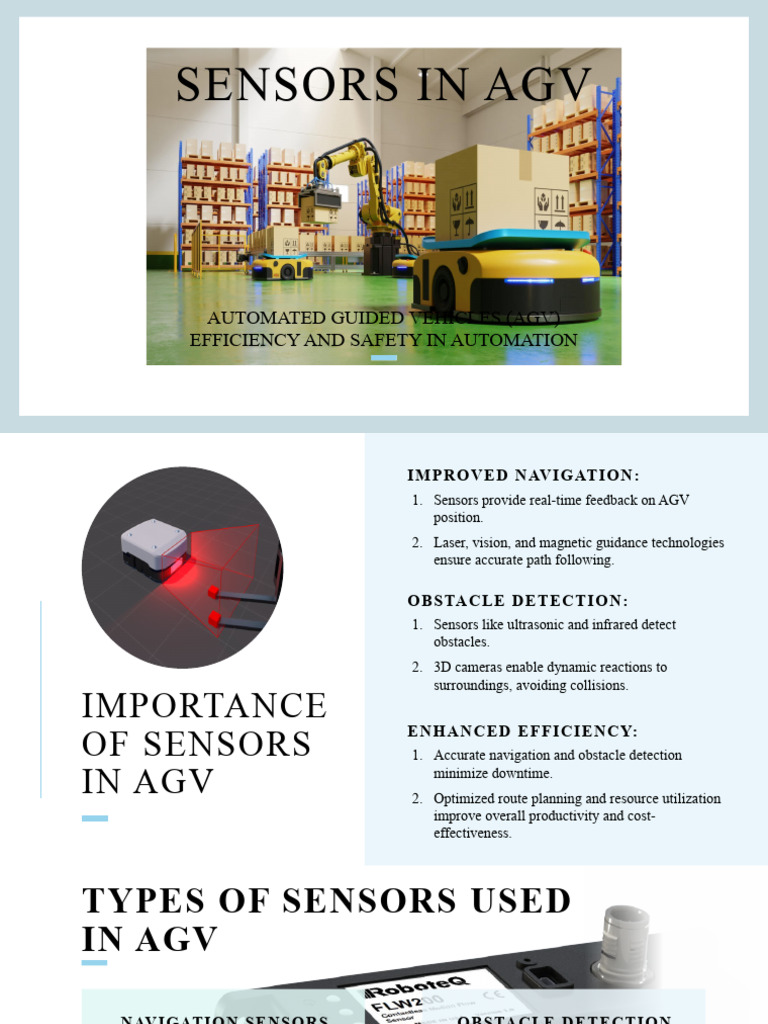 AGV Sensor Technologies Overview | PDF