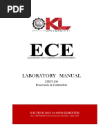 22EC2106 - P&C LAB Manual