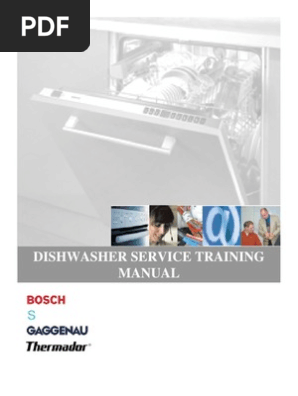 Bosch Dishwasher Service Training Dishwasher Water Heating