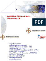 Análisis de Arco Electrico en CA - ETAP 12.6 - Version - 2
